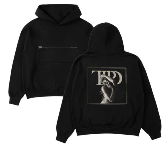 Taylor Swift New With Tags The Tortured Poets Department Black Medium - Picture 1 of 5